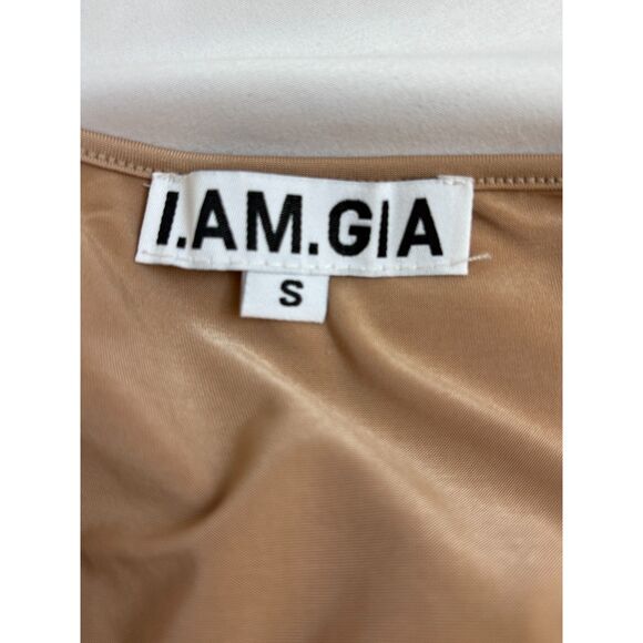 I am Gia Mesh Slip Shapewear Dress Nude Size S Basics Undergarment Shaper - Picture 7 of 10